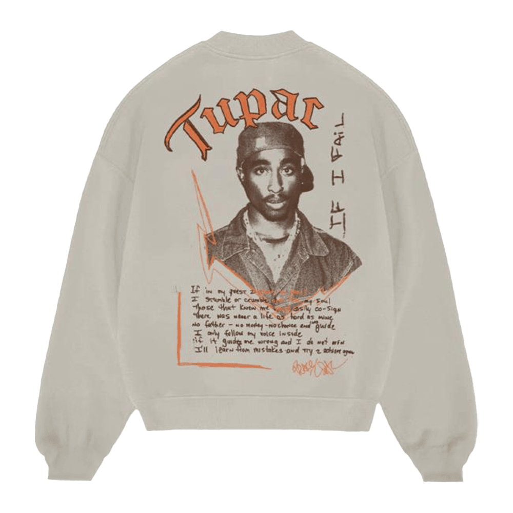 Official 2pac Merch If I Fail Crewneck Sweatshirt Fathers Day Gift From Daughter - Lilybirchmarket