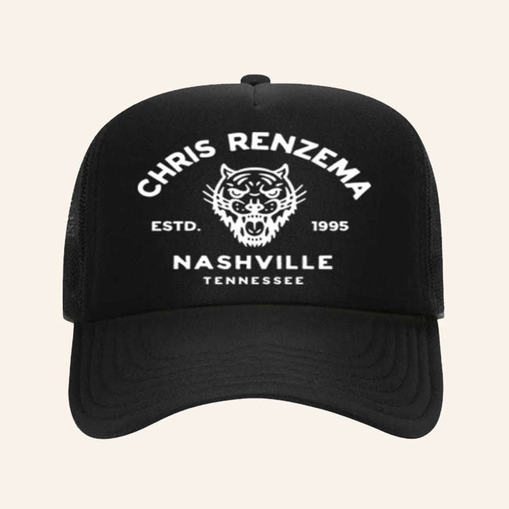 Official Chris Renzema Store Merch Chris Renzema Tiger Trucker Hat - Lilybirchmarket