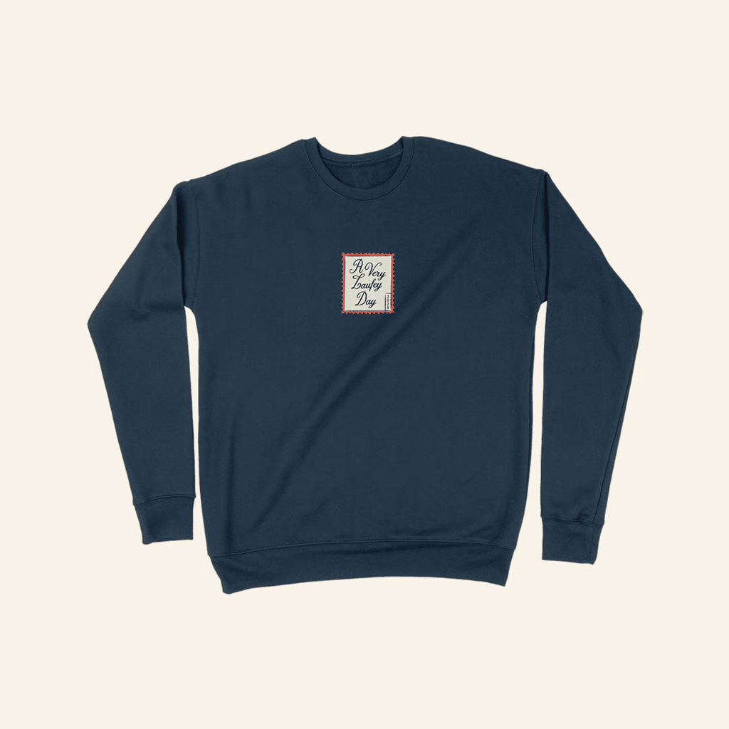Official Laufey Merch A Very Laufey Day Crewneck Sweatshirt Gifts For Friends - Lilybirchmarket