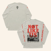 Oklahoma Shirt Company Merch Not Like Us Bone Sweatshirt Xmas Gifts For Dad - Lilybirchmarket