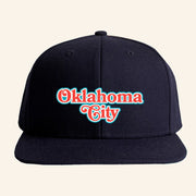 Oklahoma Shirt Company Merch OKC City Navy Snapback Hat Best Gifts For Husband - Lilybirchmarket