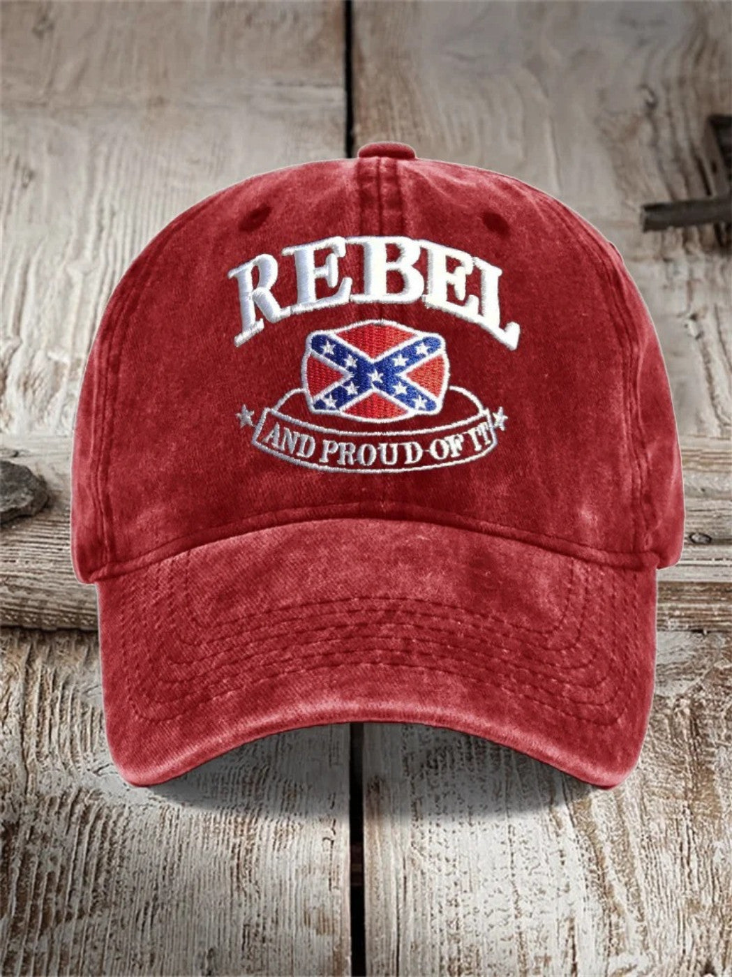 Old Dixie And Proud Of It Flag Embroidered Hat Proud Southern Cross Hat Lynyrd Skynyrd Merch - Lilybirchmarket