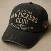 Old F Club Lifetime Member Embroidered Hat Gift Ideas For Friends - Lilybirchmarket