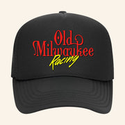 Old Milwaukee Merch Racing Black Trucker Hat Gifts For Racing Lovers - Lilybirchmarket