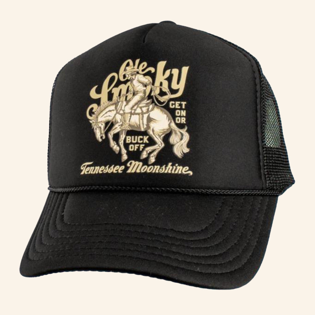 Ole Smoky Merch Skeleton Cowboy Foam Trucker Hat Gifts For Dudes - Lilybirchmarket
