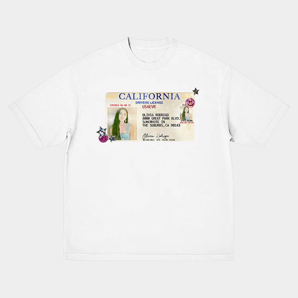 Olivia Rodrigo Merch Drivers License 5 Year Anniversary T-Shirt Presents For Music Lovers - Lily Birch Market