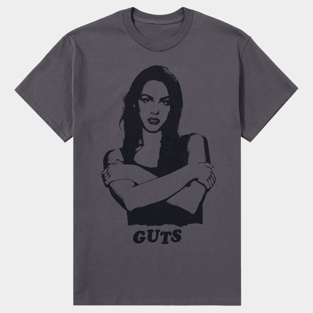 Olivia Rodrigo Merch Guts Sketch T-Shirt Birthday Gifts For Music Lovers - Lily Birch Market