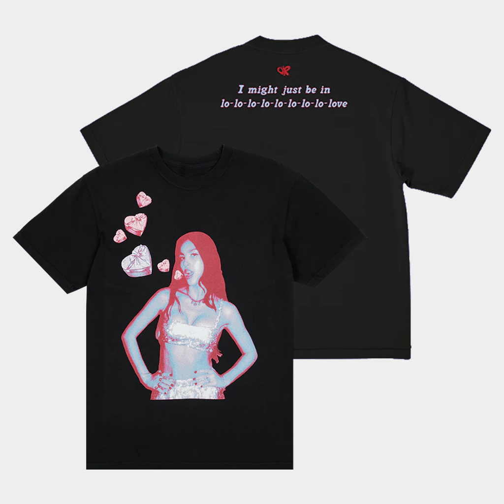 Olivia Rodrigo Merch I Might Just Be In Lo Love T-Shirt Best Valentines Gifts For Her - Lily Birch Market