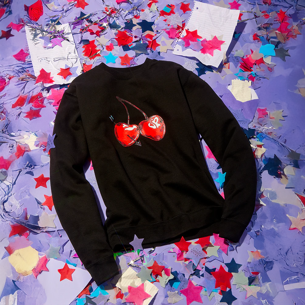 Olivia Rodrigo Merch Olivia Rodrigo Cherries Sweatshirt Gifts For Girlfriend - Lilybirchmarket