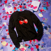 Olivia Rodrigo Merch Olivia Rodrigo Cherries Sweatshirt Gifts For Girlfriend - Lilybirchmarket