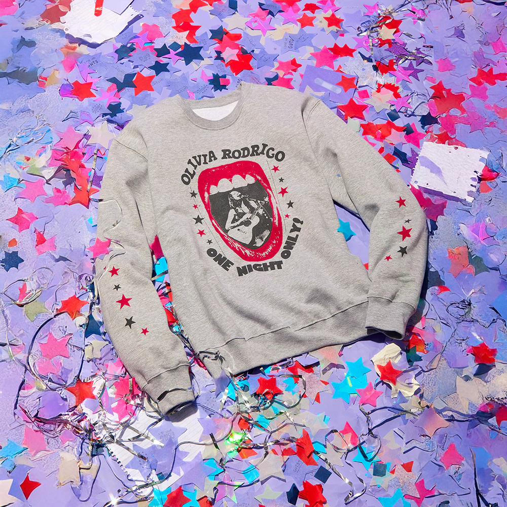 Olivia Rodrigo Merch Olivia Rodrigo One Night Only Sweatshirt Top Father's Day Gifts - Lilybirchmarket