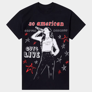 Olivia Rodrigo Merch So American T-Shirt Guts Live Shirt Music Related Gifts For Guys - Lily Birch Market