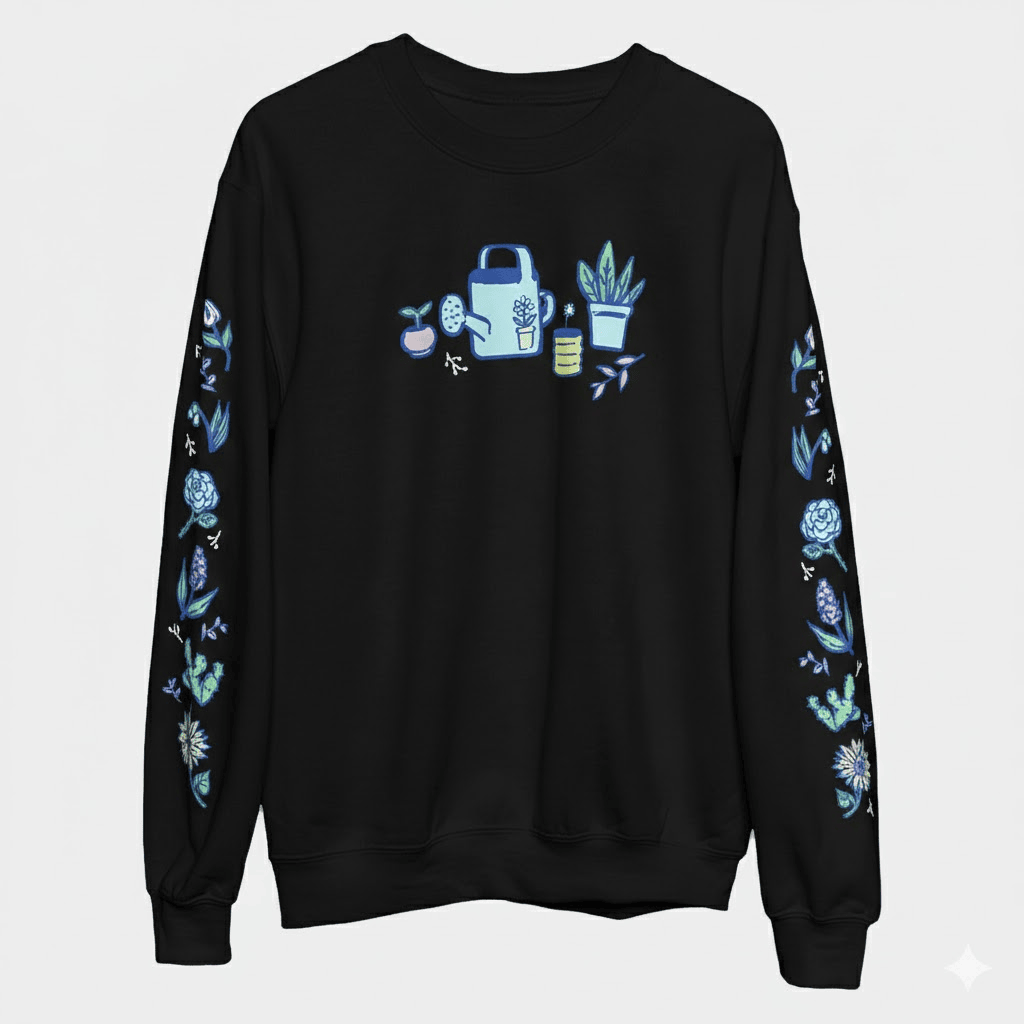 Omori Merch A Home For Flowers Sweatshirt Omori Shirt Birthday Presents For Sister - Lilybirchmarket