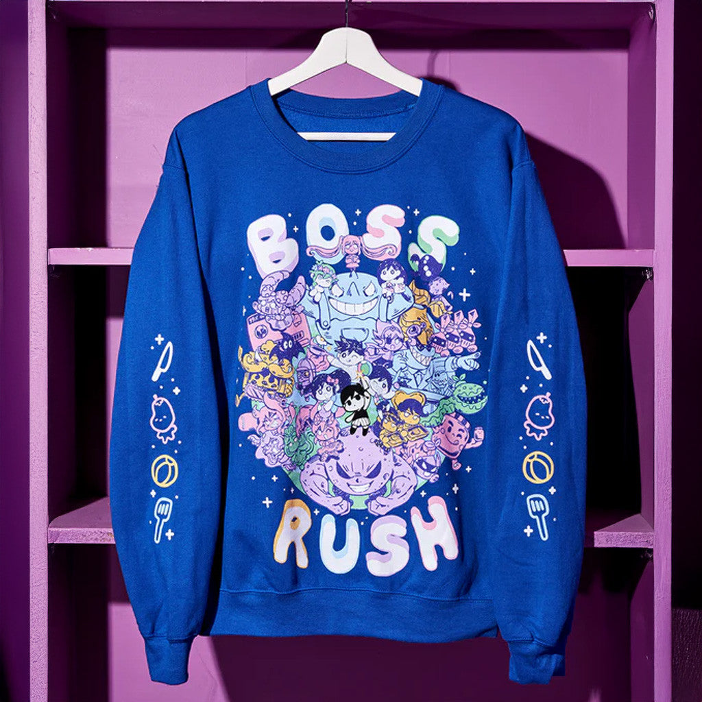 Omori Merch Boss Rush Sweatshirt Christmas Gift Ideas For Her - Lilybirchmarket