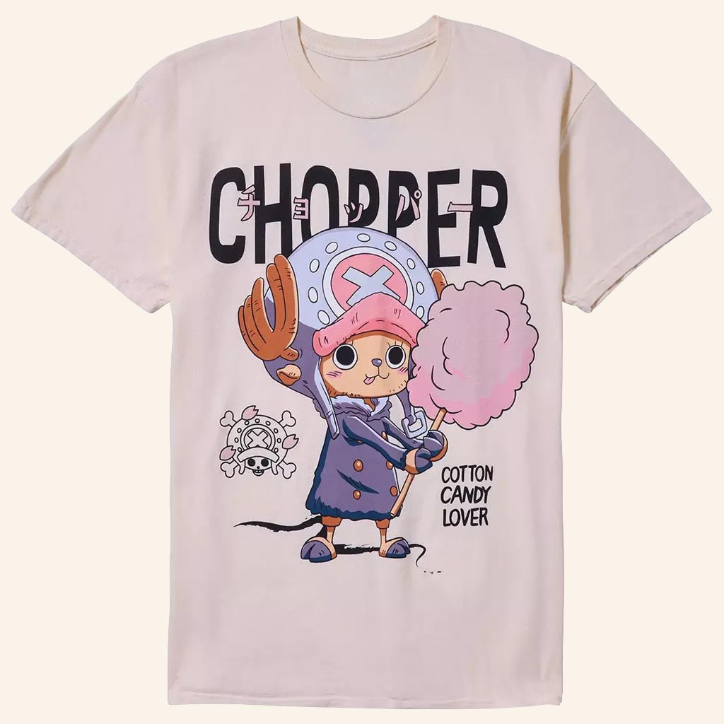 One Piece Merch Chopper Cotton Candy T-Shirt Gifts For Anime Lovers - Lily Birch Market