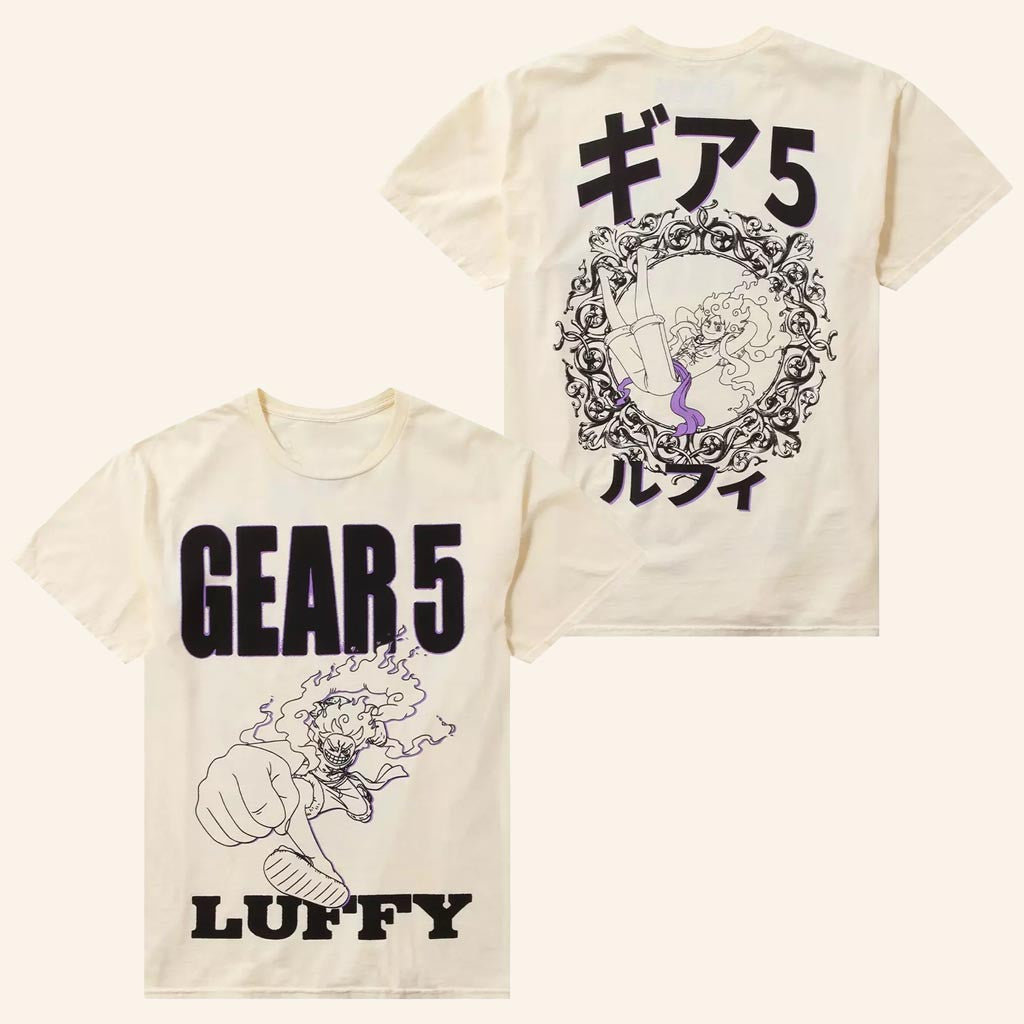 One Piece Merch Gear 5 Luffy T-Shirt Cool Gifts For Anime Lovers - Lily Birch Market