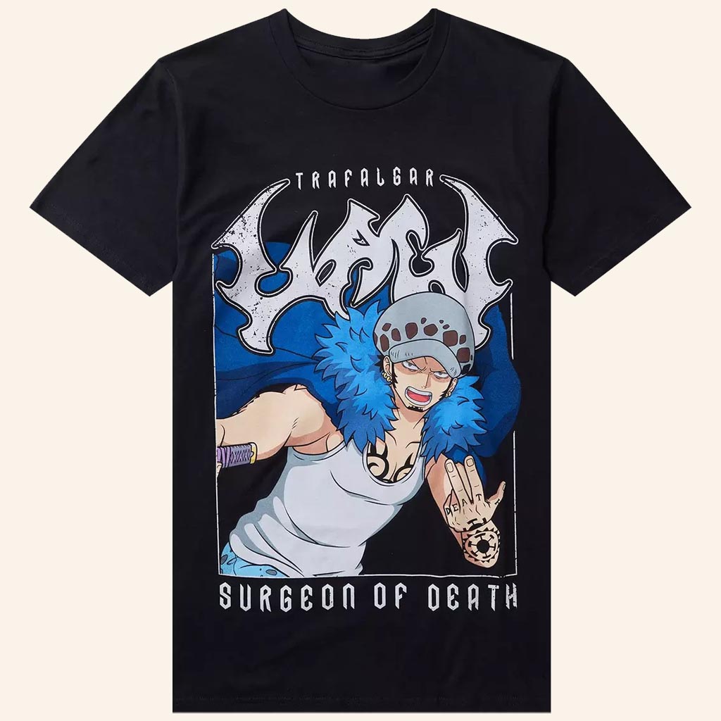 One Piece Merch Law Surgeon Of Death T-Shirt Unique Gifts For Anime Lovers - Lily Birch Market