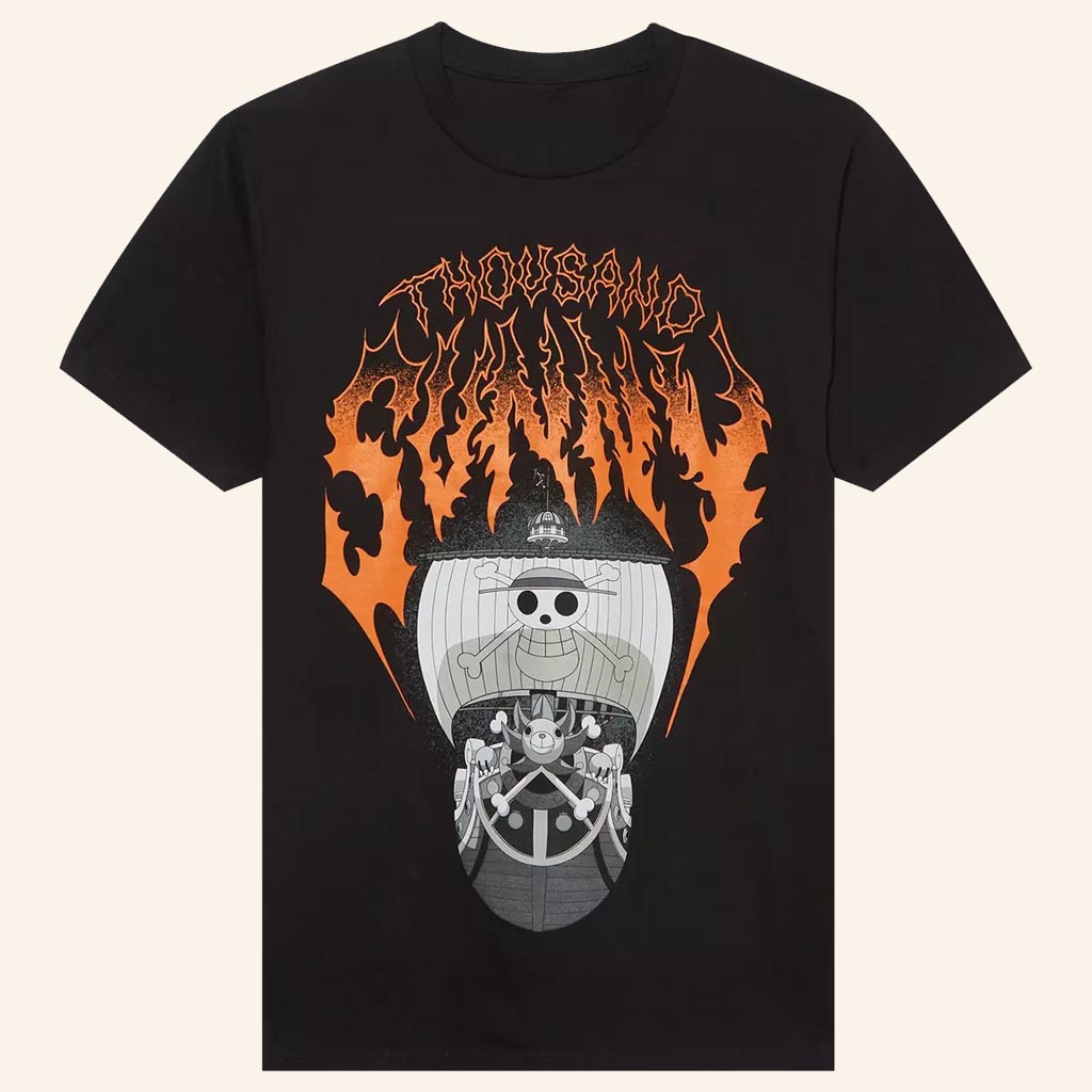 One Piece Merch Thousand Sunny Metal T-Shirt Great Gifts For Anime Lovers - Lily Birch Market