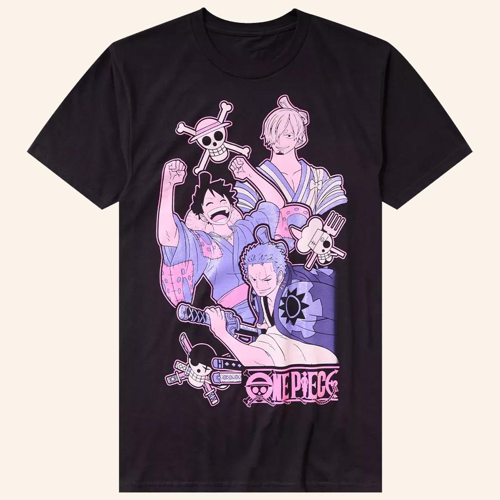 One Piece Merch Trio Wano T-Shirt Best Birthday Gifts For Anime Lovers - Lily Birch Market
