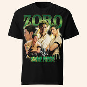 One Piece Merch Zoro T-Shirt Black Mackenyu Shirt Gifts For Movie Lovers - Lily Birch Market