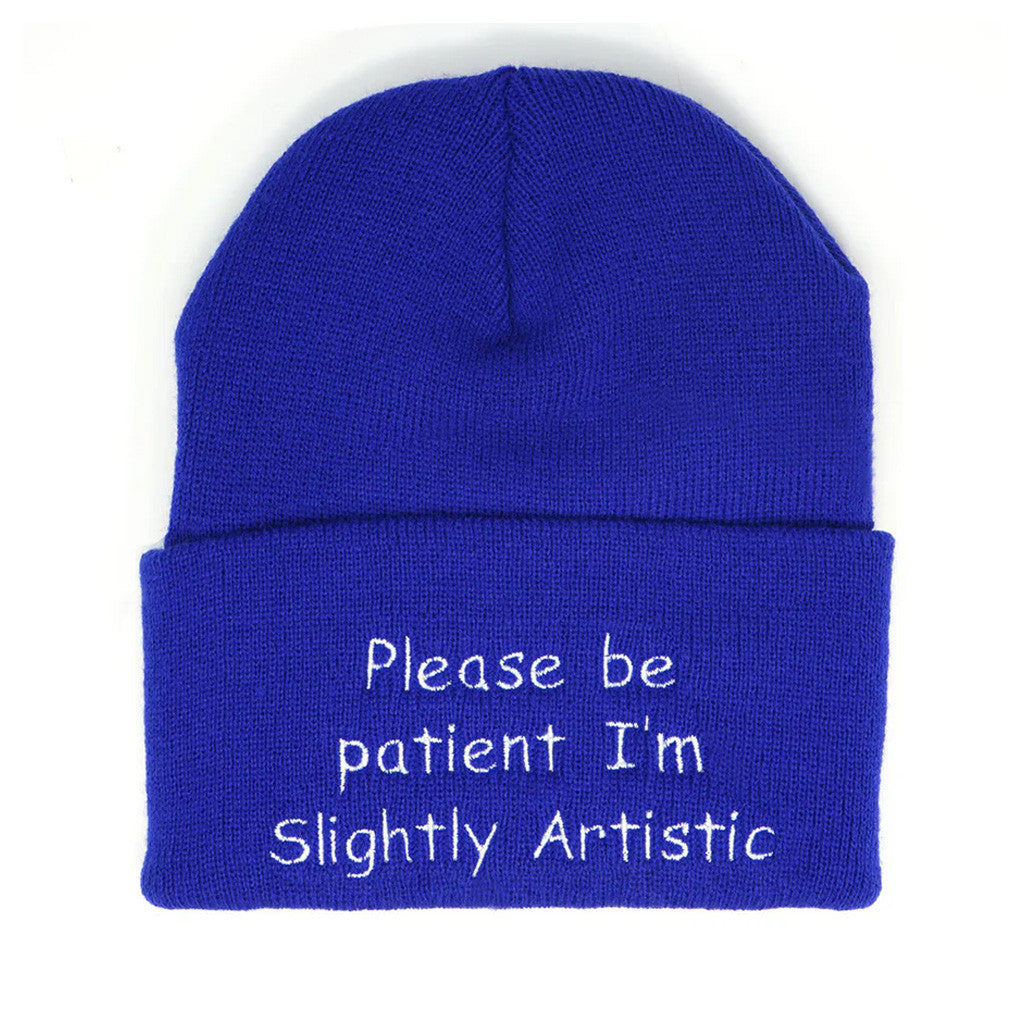 Oney Plays Merch Please Be Patient I'm Slightly Artistic Beanie Gifts For Friends - Lilybirchmarket