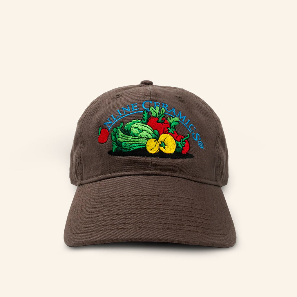 Online Ceramics Merch Embroidered Produce Brown Hat Gifts For Mother - Lilybirchmarket