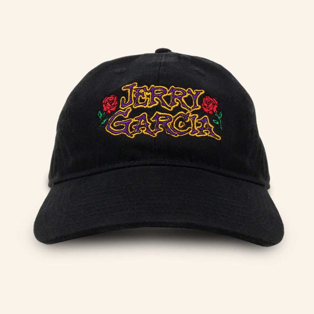 Online Ceramics Merch Jerry Garcia Run For The Roses Embroidered Black Hat Gifts For Her - Lilybirchmarket