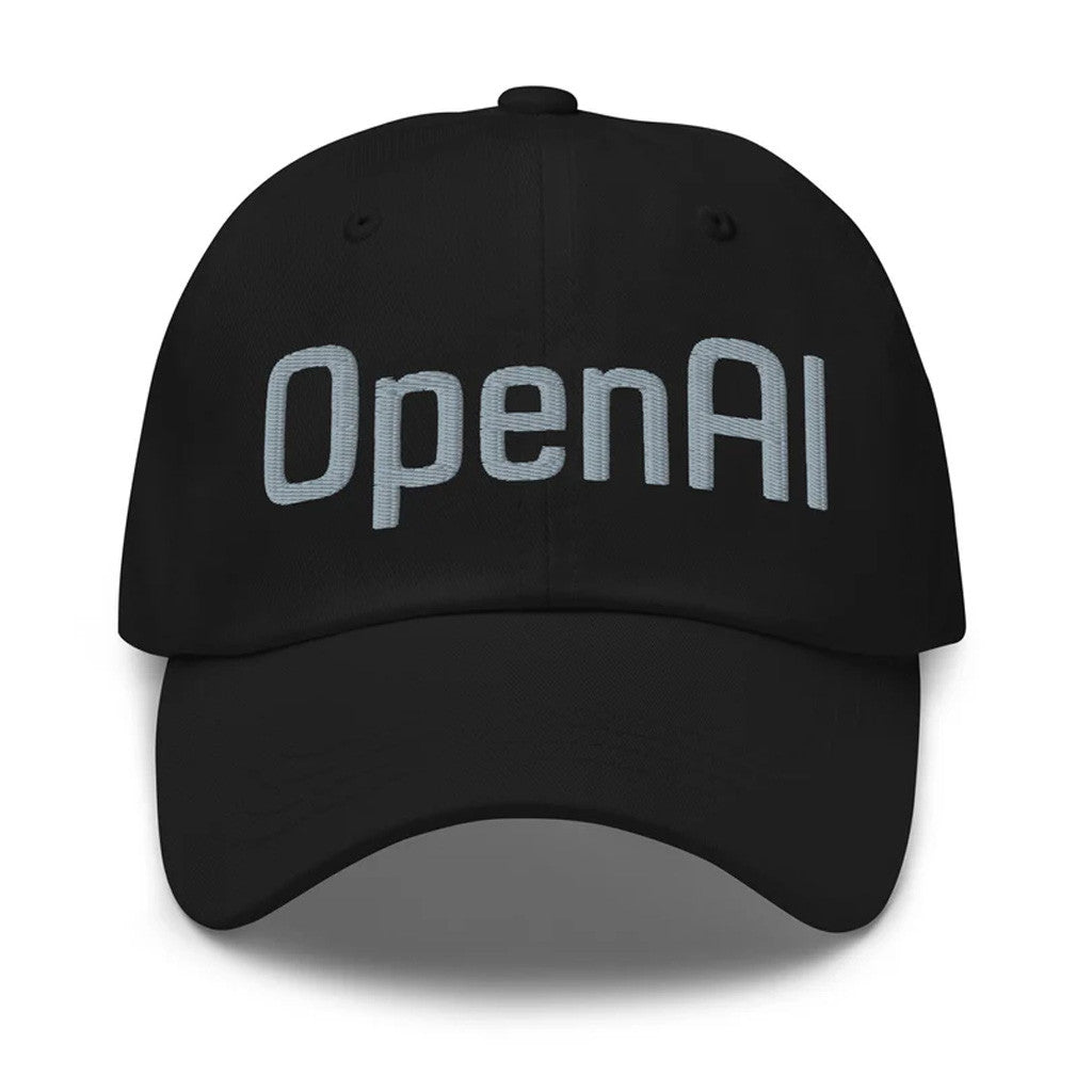 OpenAI Merch Original 2015 2017 OpenAI Logo Embroidered Hat Gifts For Him - Lilybirchmarket