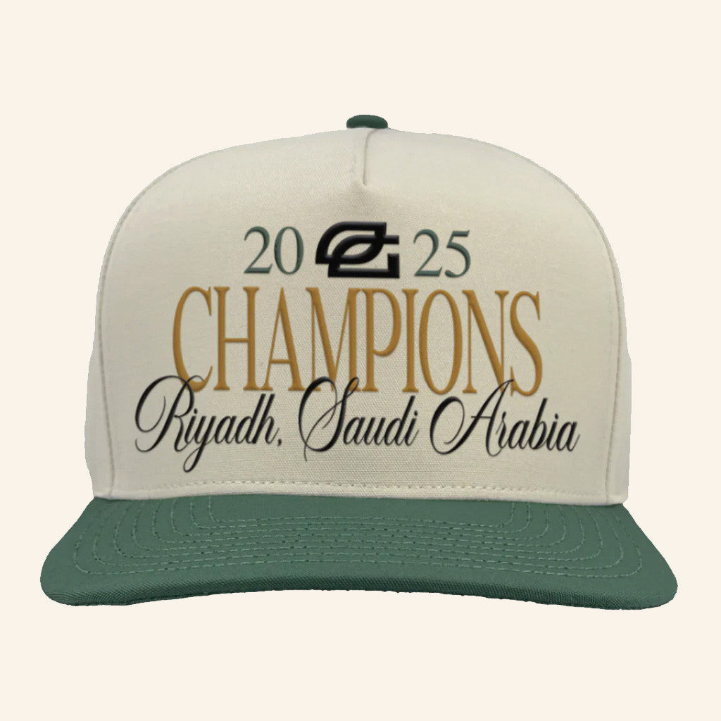 Optic Gaming Merch EWC 2025 Champions Snapback Hat Good Gifts For Boyfriend - Lilybirchmarket