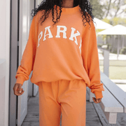 Orange Parke Sweatshirt Parke Summer Drop Best Gifts For Her - Lilybirchmarket