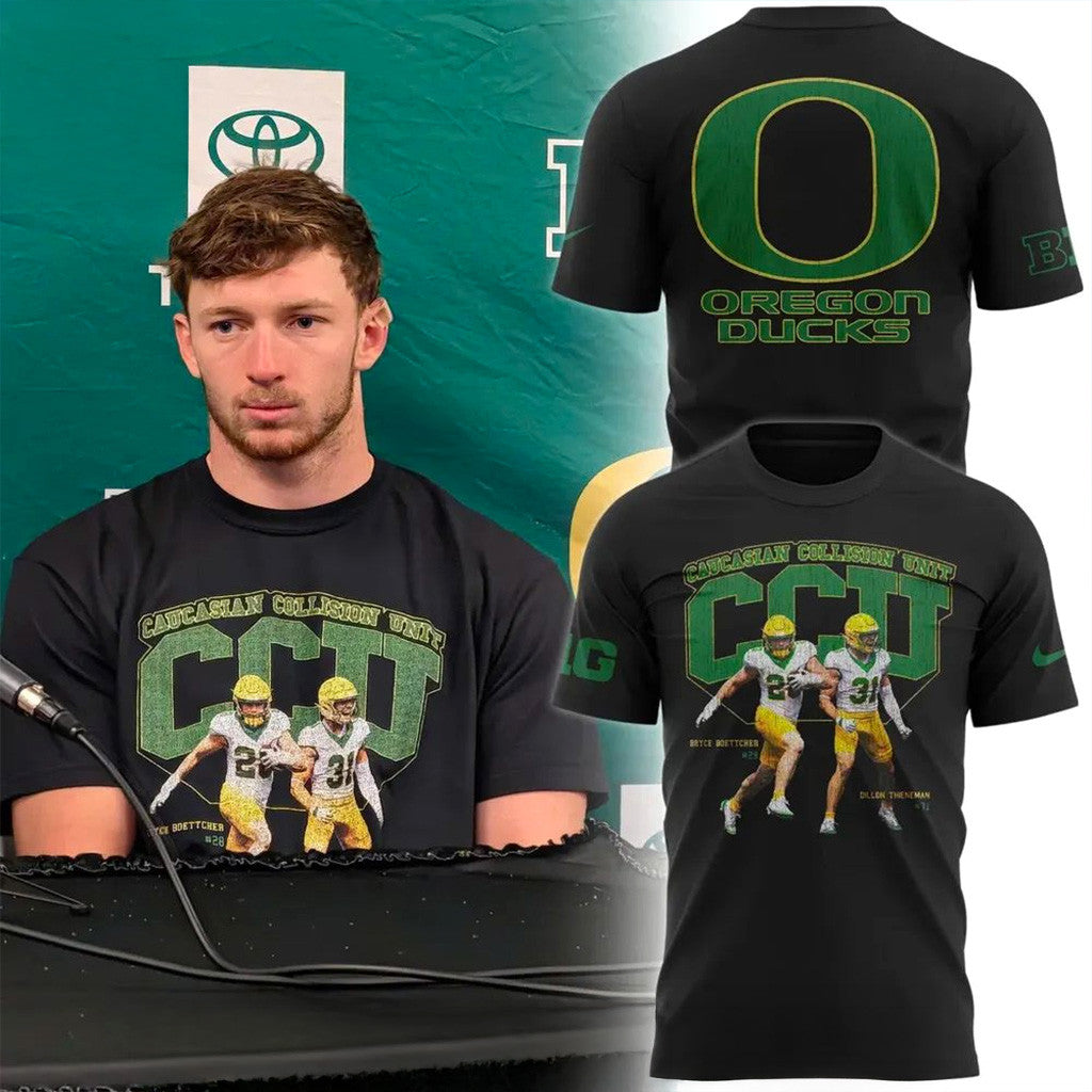 Oregon Ducks Caucasian Collision Unit T-Shirt CCU Merch Gifts For Brother - Lily Birch Market