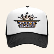 Outkast Store Merch Outkast Metal Logo Trucker Hat Black - Lilybirchmarket