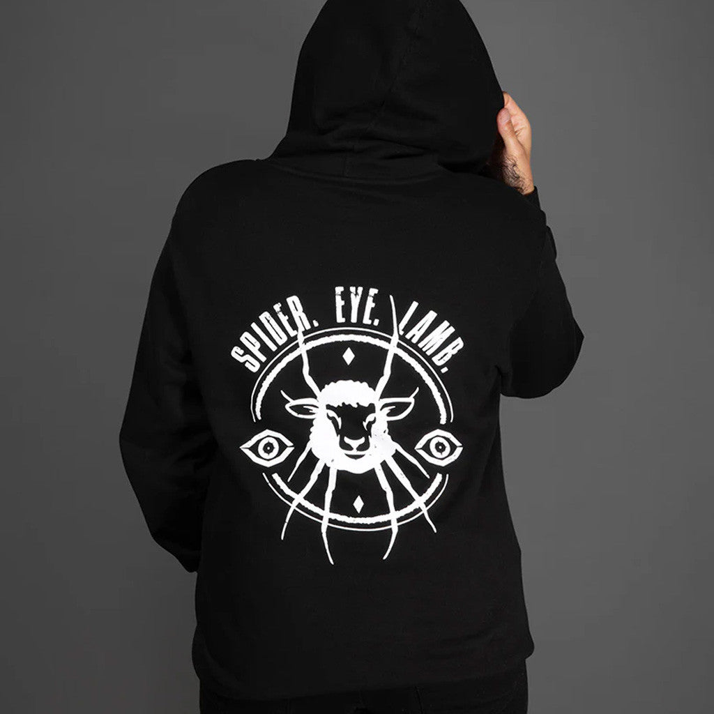 Outlast Trials Merch Spider Eye Lamb Activation Phrase Hoodie Gifts Ideas For Game Lovers - Lilybirchmarket