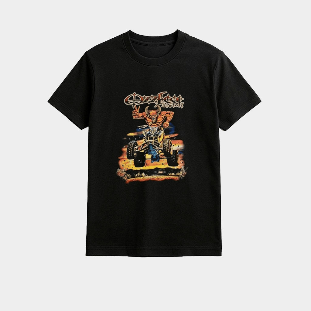 Ozzy Osbourne 2004 Quad Rider Demon Shirt Vintage Metal T-Shirt Fan Apparel - Lily Birch Market