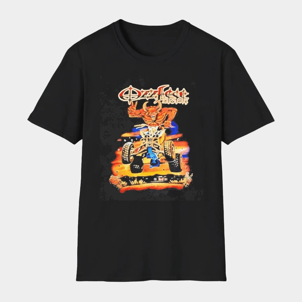 Ozzy Osbourne 2004 Quad Rider Demon T-Shirt Fan Merch Gifts For Son - Lily Birch Market