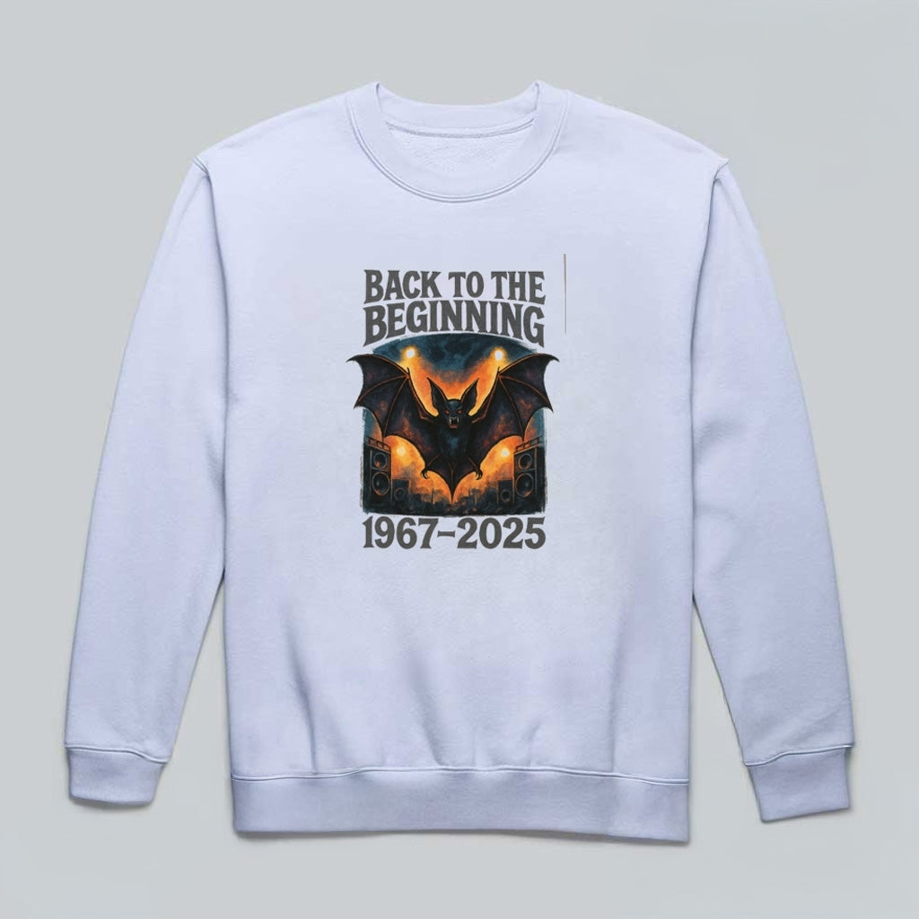 Ozzy Osbourne Bat Back To The Beginning 2025 Sweatshirt Ozzy Osbourne RIP Merch - Lilybirchmarket