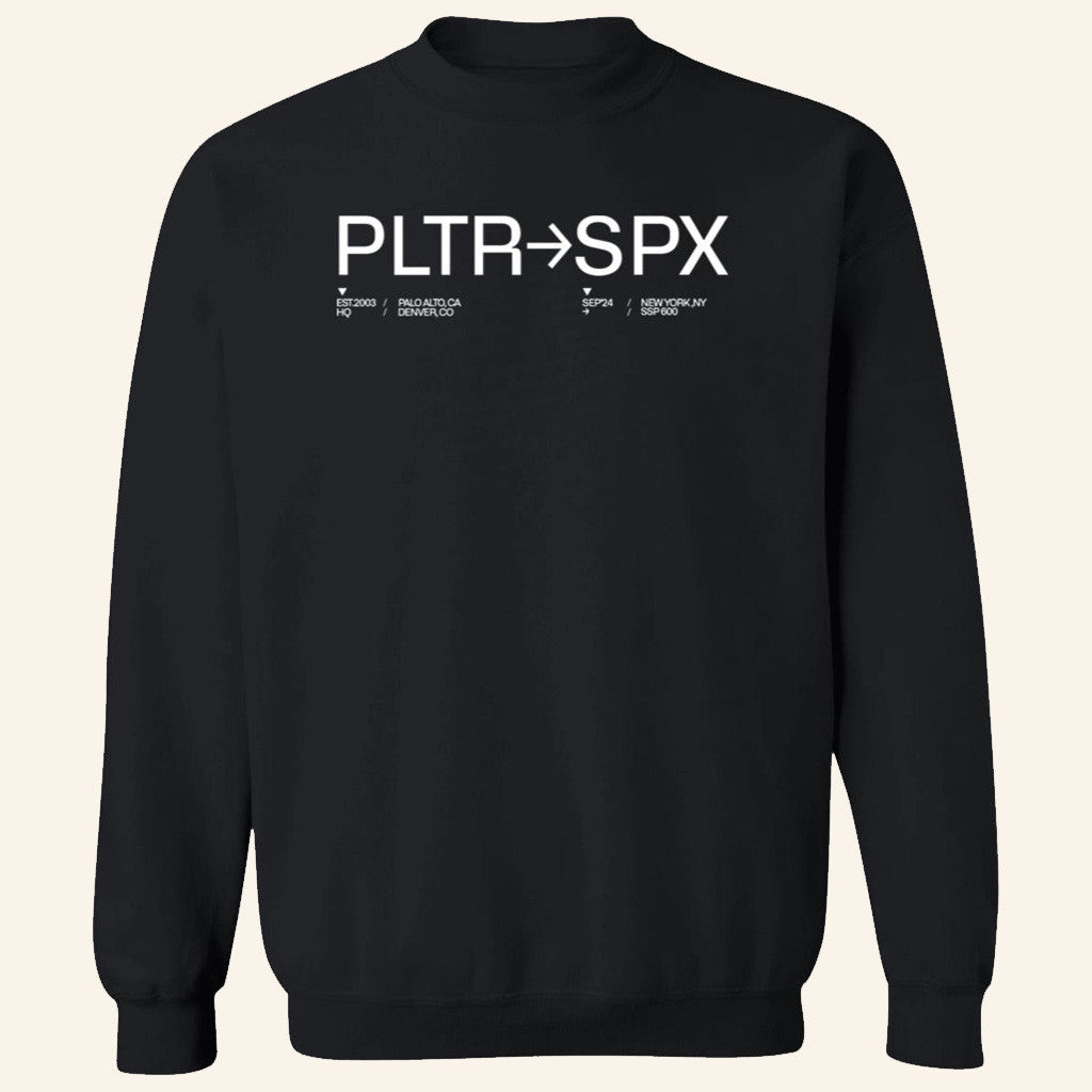 Palantir Merch Palantir PLTR SPX Sweatshirt Unique Gifts For Friends - Lilybirchmarket