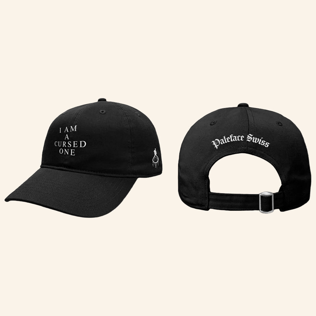 Paleface Swiss Merch I Am A Cursed One Embroidered Hat Best Gifts For Music Fans - Lilybirchmarket