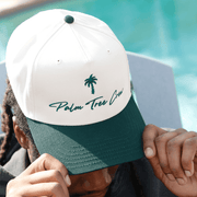 Palm Tree Crew Hat Summer Gift for Husband Vacation Style Trucker Hat - Lilybirchmarket