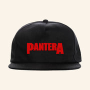 Pantera Merch Embroidered Red Pantera Logo Snapback Hat Gifts For Dad - Lilybirchmarket