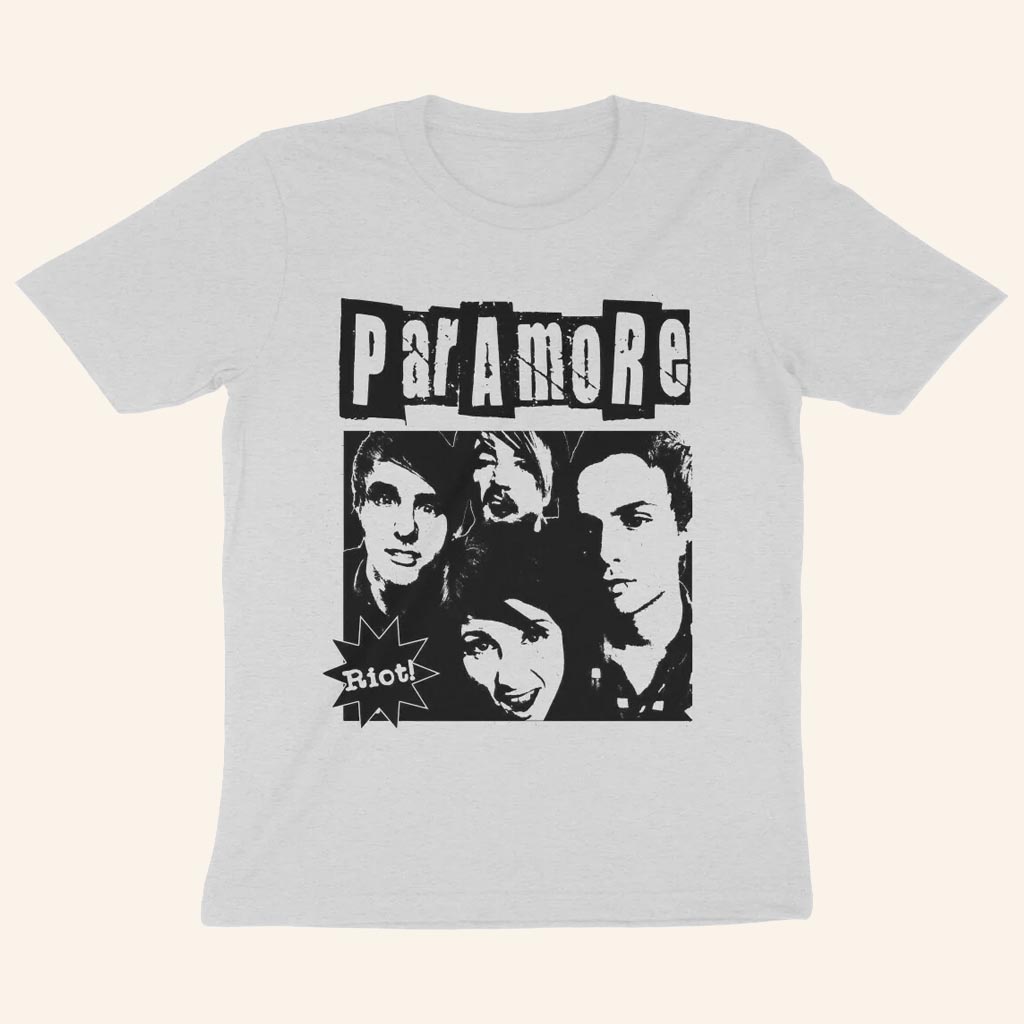 Paramore Merch Paramore Spiral Band Logo T-Shirt Gift Ideas For Rock Lovers - Lily Birch Market