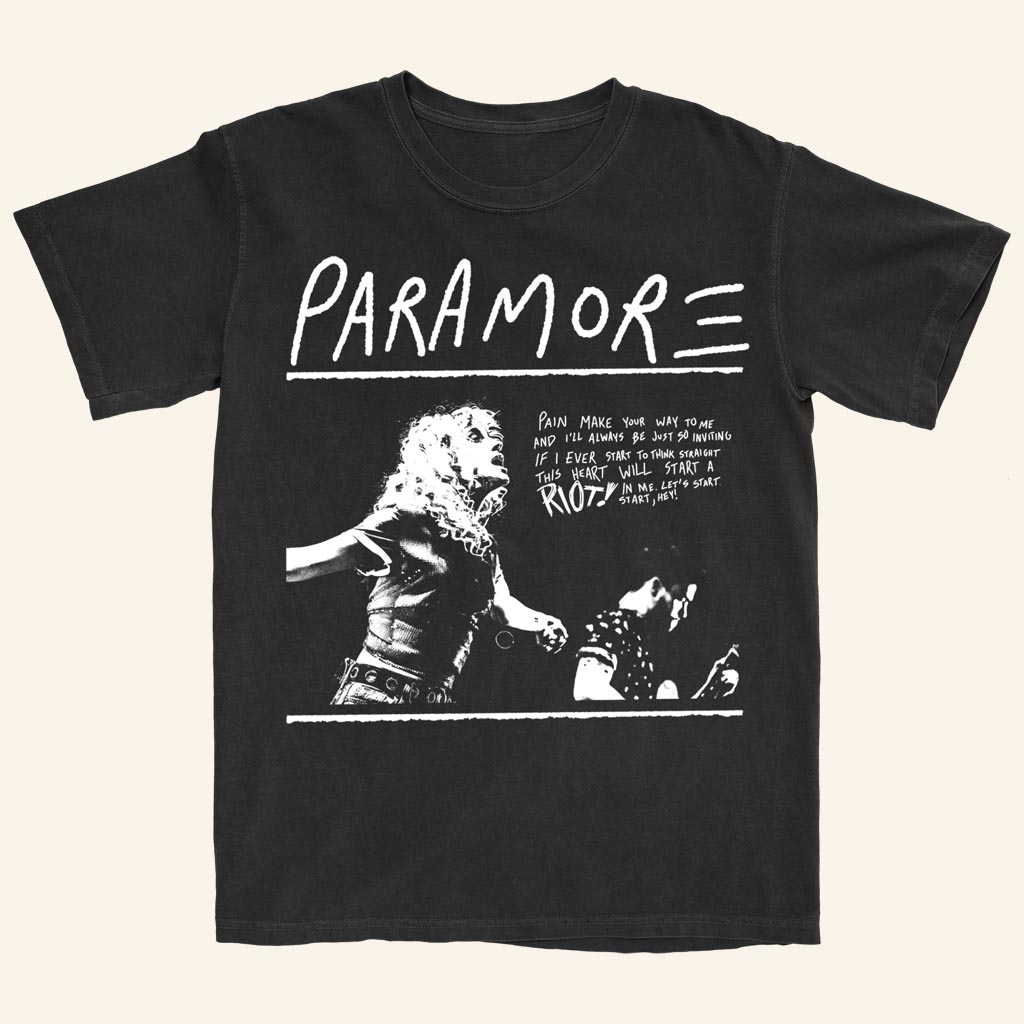 Paramore Merch Start A Riot T-Shirt Gift Ideas For Rock Music Lovers - Lily Birch Market