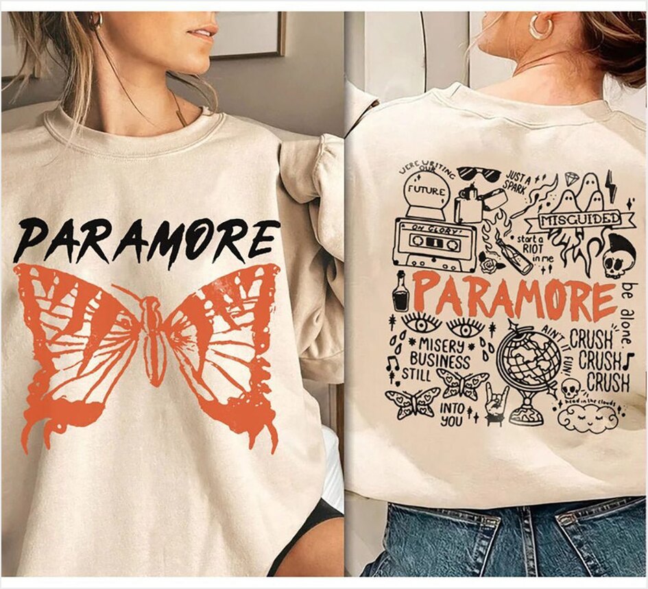 Paramore Vintage Merch American Sweatshirt Gifts For BFF Trendy Merch - Lilybirchmarket