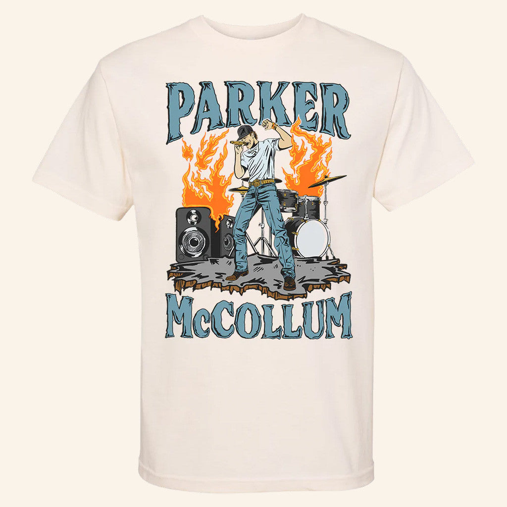 Parker McCollum Merch Cartoon T-Shirt Music Lover Gift Ideas For Him - Lily Birch Market
