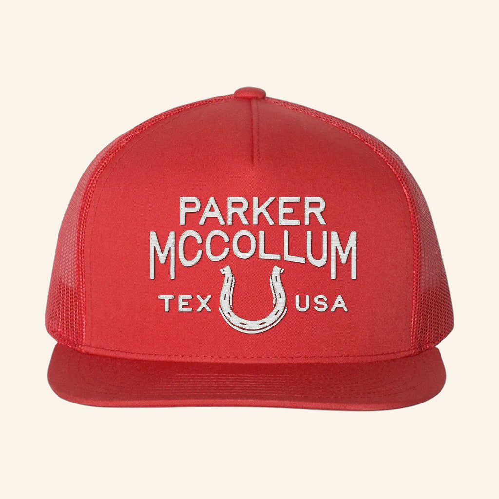 Parker McCollum Merch Horseshoe Trucker Hat Gifts Ideas For Boyfriend - Lilybirchmarket