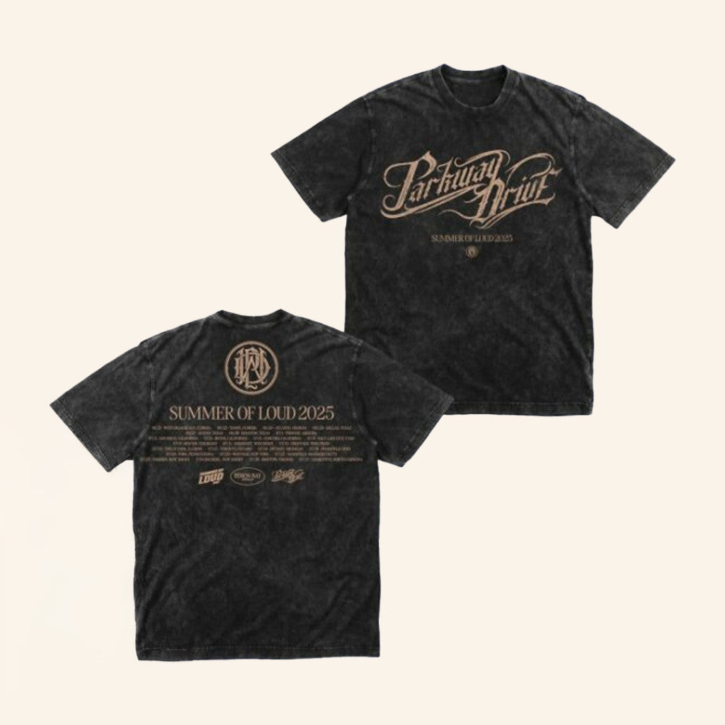 Parkway Drive Summer Of Loud Tour Wash Shirt Gifts For Music Lovers - Lily Birch Market