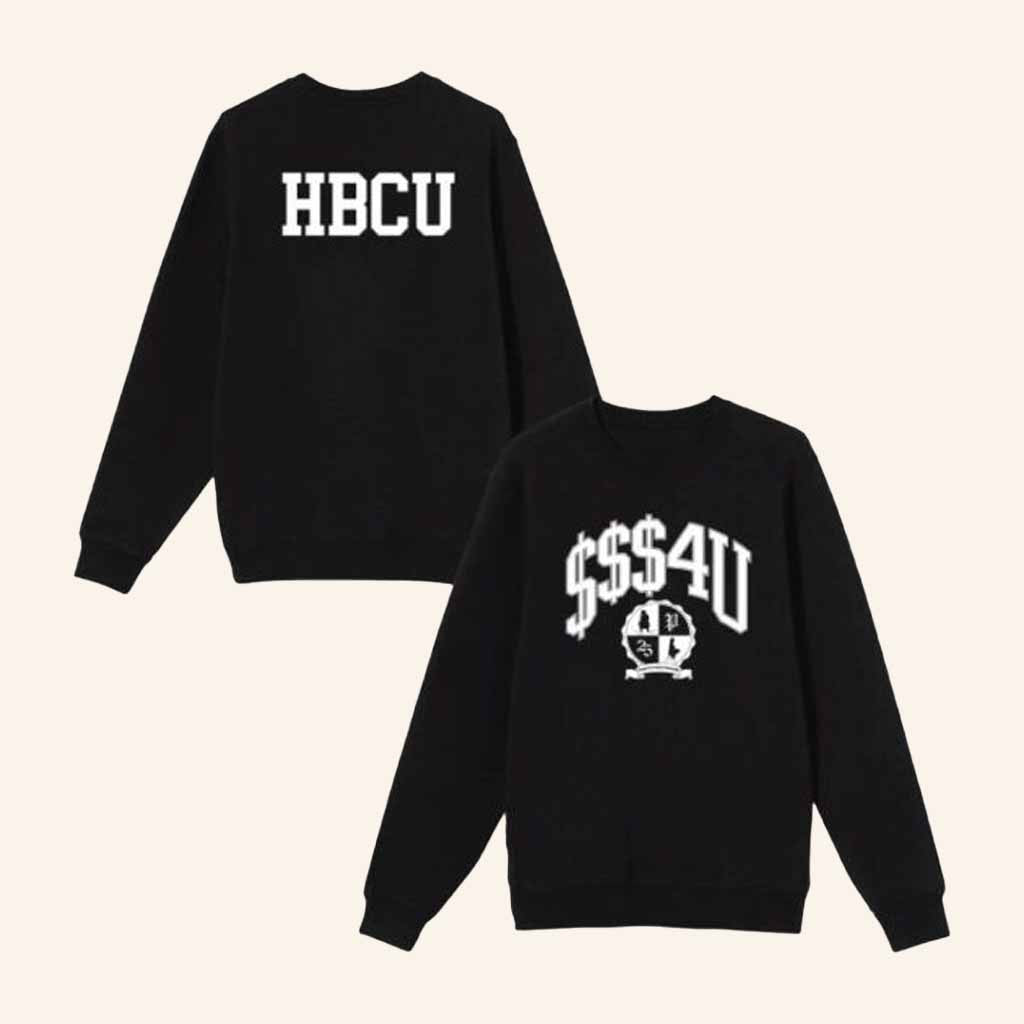 Partynextdoor Merch HBCU Black Sweatshirt Best Christmas Gifts For Dudes - Lilybirchmarket