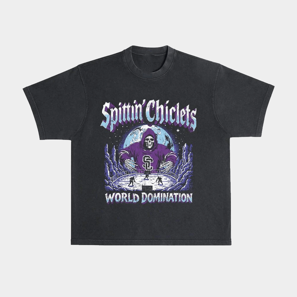 Paul Bissonnette Spittin Chiclets World Domination T-Shirt Gifts For Hockey Fan - Lily Birch Market