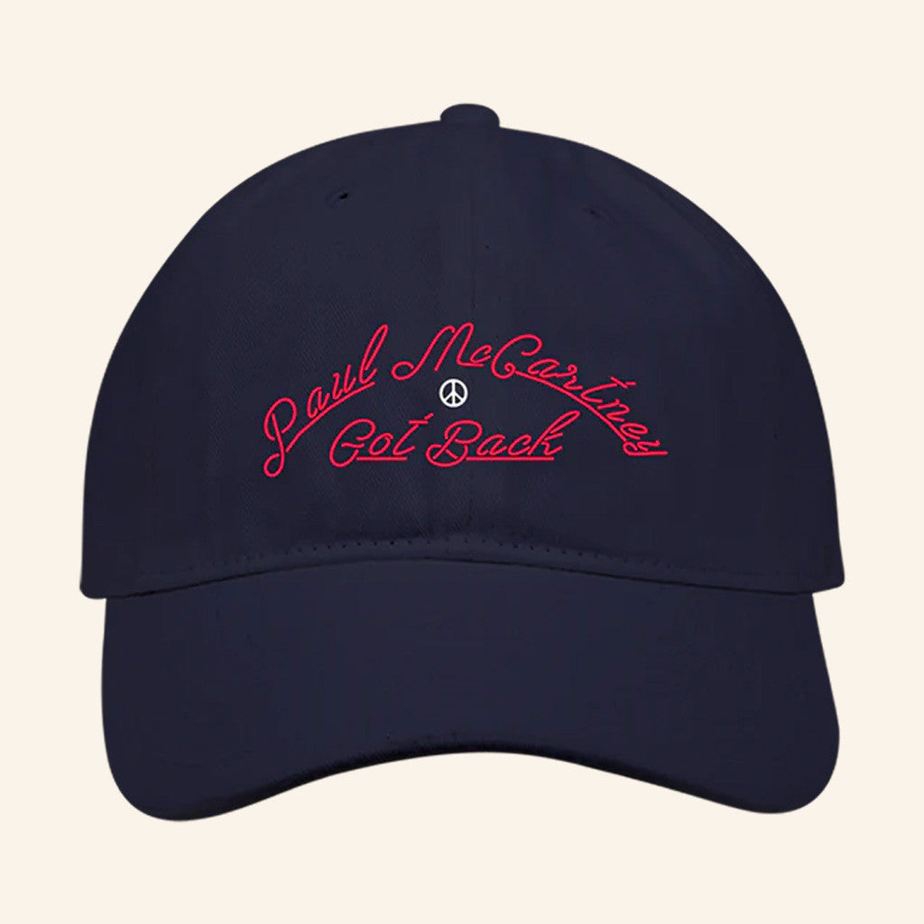Paul McCartney Tour Merch Got Back 2025 Tour Embroidered Hat Gift Ideas For Dad - Lilybirchmarket