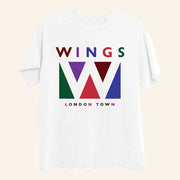 Paul McCartney Tour Merch Wings London Town Logo T-Shirt Christmas Presents For Boyfriend - Lily Birch Market